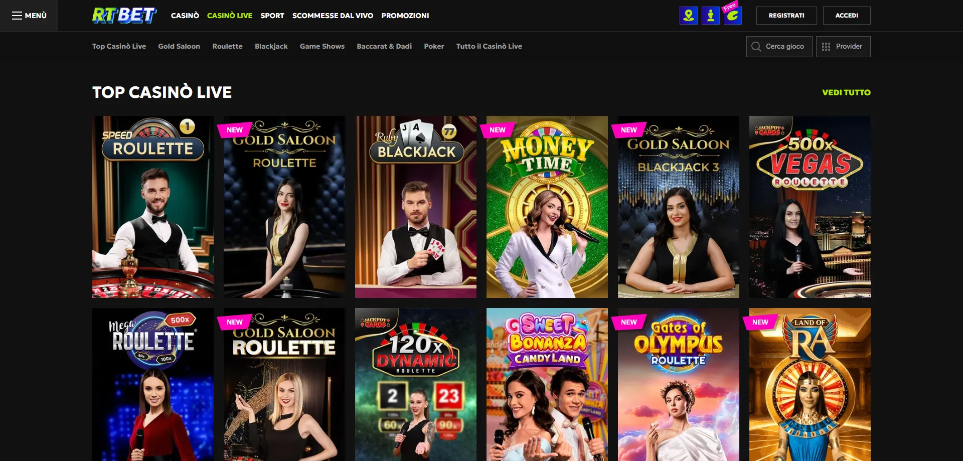 RTbet Casino Italia panoramica sicurezza licenza e affidabilit&agrave; della piattaforma